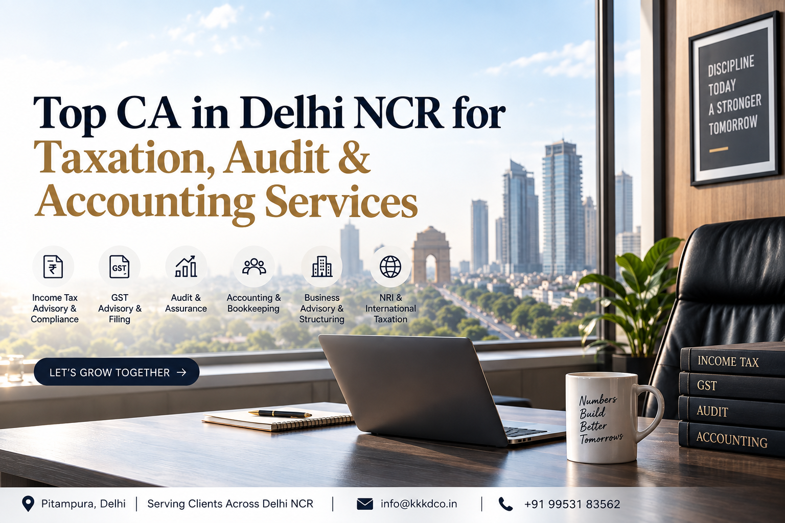 Top CA in Delhi NCR for Taxation, Audit & Accounting Services