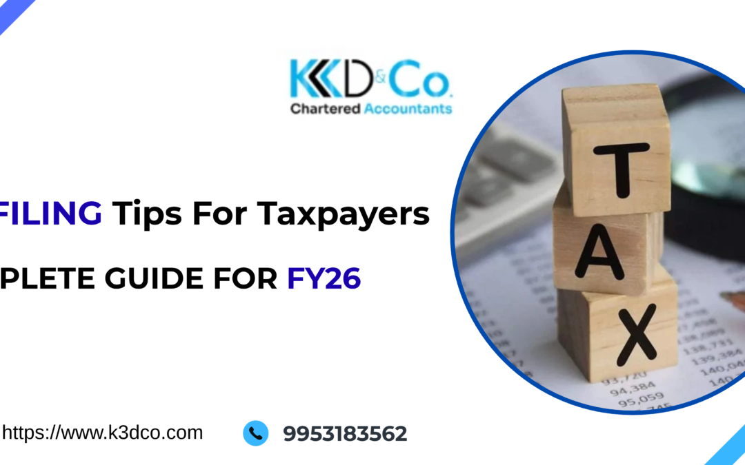 ITR Filing Tips for Taxpayers